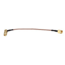 6" SMA Male to SMA Right Angle Male Plug Jumper Pigtail Cable RG316 L5X4