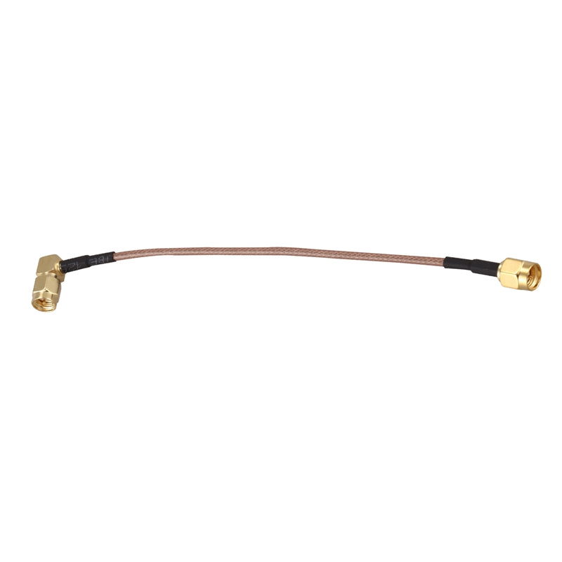 6" SMA Male to SMA Right Angle Male Plug Jumper Pigtail Cable RG316 L5X4