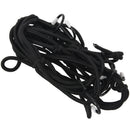 Black Bungee Motorcycle Helmet Cargo Net 6 Hooks Luggage/Package Cargo Net