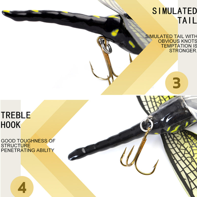ZANLURE Fishing Topwater Insect Hard Bass Lure Weight 17g Length 12.5CM