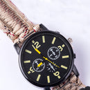 IPRee 7 In 1 EDC Paracord Watch Outdoor Survival Bracelet Tools Kit