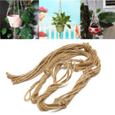 Handmade Macrame plant hanger hanging planter basket jute weave rope craft  Decorations
