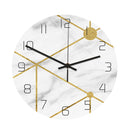 Loskii CC016 Creative Marble Pattern Wall Clock Mute Wall Clock Quartz Wall Clock For Home Office Decorations