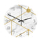 Loskii CC016 Creative Marble Pattern Wall Clock Mute Wall Clock Quartz Wall Clock For Home Office Decorations