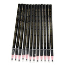 12pcs/lot Waterproof Longlasting Eyeliner Eyebrow Eye Brow Pencil Makeup Bl