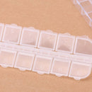 12-Compartment Empty Storage Case Box for Nail Art Glitter Rhinestones Craf U9L4