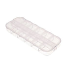 12-Compartment Empty Storage Case Box for Nail Art Glitter Rhinestones Craf U9L4