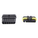 Kit 6 Pin Way Waterproof Electrical Wire Connector Plug O4E5