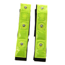 2 x Reflective Band Arm Leg Strap Belt 4 LED Light Cycling Running Jogging