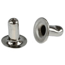 100 Sets 6mm Round Iron Rivets Rapid Studs for Riveting, Decorating, Tighte M8K3