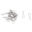 20 x Metal Lanyard Snap Spring Clips Hooks Findings DIY 1.5x0.47"