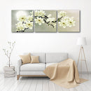 Miico Hand Painted Three Combination Decorative Paintings Botanic Painting Wall Art For Home Decoration