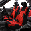 Premium Car Seat Cover Knitted Fabric Mesh Composite 9 Piece Set