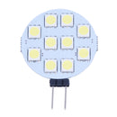 5 x G4 Pure White 10 5050 SMD LED Marine Boat Spot Light Lamp Bulb DC 12V