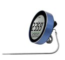Round Touch Food Thermometer Temperature Sensor Multiple Modes to Measure Room Temperature Barbecue Meat Temperature Probe