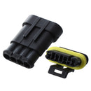 5 Kit 4 Pin Way Waterproof Electrical Wire Connector Plug P5V7