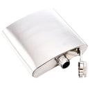 Stainless Steel 6oz Hip Flask Screw Cap for Whisky Alcohol D7K9