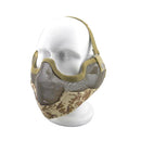 WoSporT MA-10 CS Protective Half Face Mask Fencing Tactical War Game Airsoft Outdooors