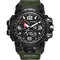 SYNOKE 9401 Sport Men Digital Watch 5ATM Waterproof Dual Time Luminous Display Dual Display Watch