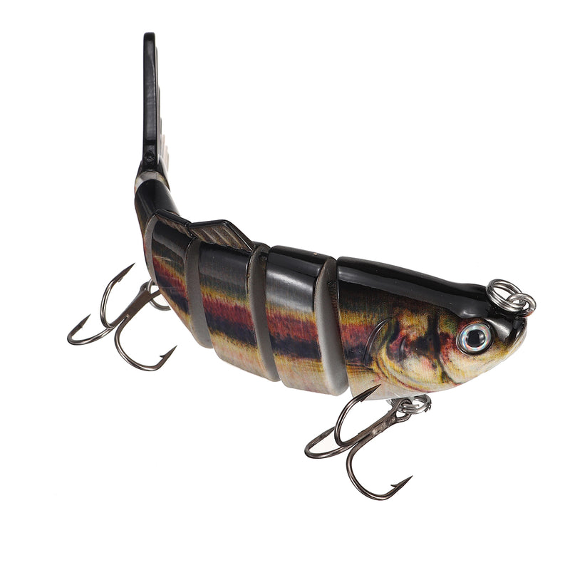 ZANLURE 10cm/17g Fishing Lure 6-Segement Pike Lure With Mouth Swimbait Fishing Bait