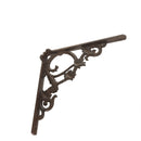 2323.52cm Wall Shelf Mount Bracket Cast Iron Support Mounted Supporter Home Garden Rusty