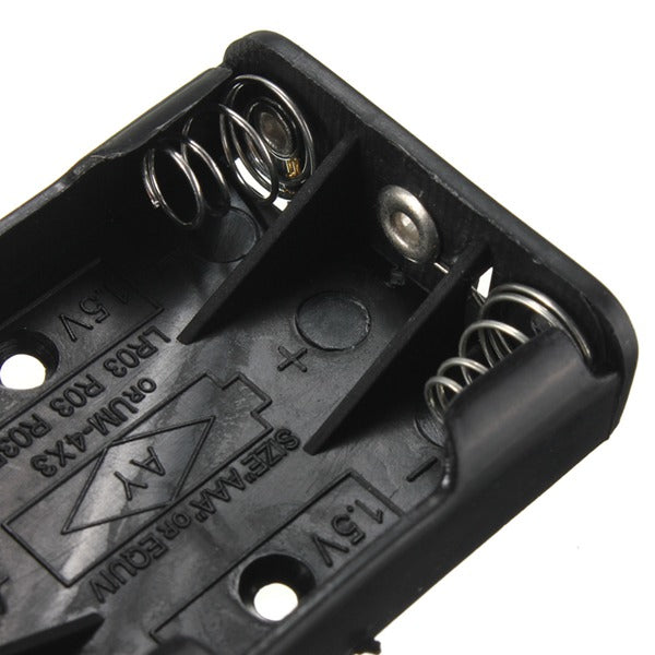 3-Slot 3 X AAA Battery Holder With Leads