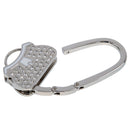 Hang Hook Handbag Rhinestones Metal Deco 55x45x15mm M9S1