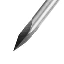 Drillpro 5pcs 6mm Shank 0.1mm Tip 30 Degree Tungsten Steel Engraving Bit CNC Tool