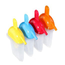Set Frozen 4 Ice Pop Popsicle Lolly Maker Mould Mold Kitchen DIY F2X5