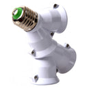 2x E27 Adapter E27 to Dual Vis Bayonet Converter B1U2