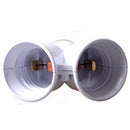 2x E27 Adapter E27 to Dual Vis Bayonet Converter B1U2