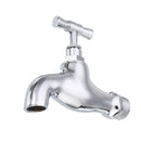 TMOK DN15 1/2'' Brass Chrome Tap Water Nozzle Single Control Faucet Bathroom Balcony Tap Thread Connection w/ Switch