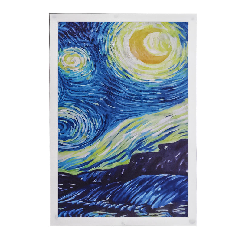 3Pcs Starry Night Waterproof Picture Canvas Paint Wall Art Poster Home Decorations