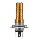 12/24V 15W 6500K Motorcycle H4 LED High Beam Low Beam COB Headlight 3 Color Stoke Bulb Scooter ATV