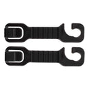 Black Plastic Pot Hooks for Car Seat Headrest Backrest