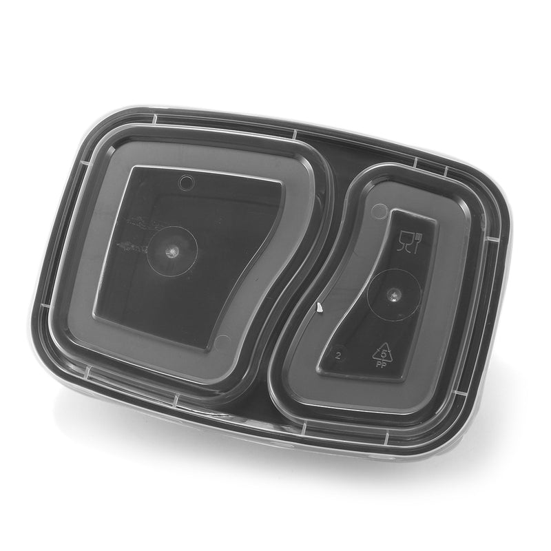 10Pcs Meal Prep Containers Plastic Kitchen Food Storage Reusable Microwavable Lunch Box