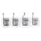 Mrosaa Hand-cranking Mini Transparent Acrylic Music Box Birthday Gift