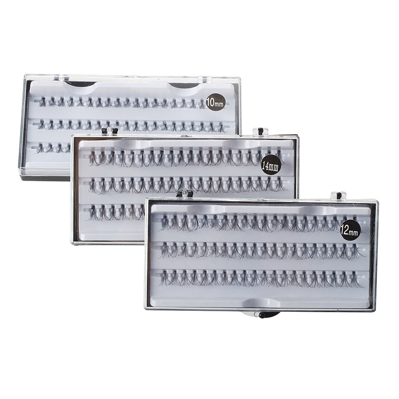 3 Box 180 x 10 mm/ 12 mm/ 14 mm Artificial False Eyelashes Clump Lashes R5P1