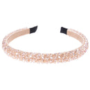15 mm crystal beaded hair bands hair accessories hair band for ladies Vint P5X7