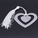 Wedding Favors Double Hearts Bookmark Party Favors Stainless Steel with Tas P7R9