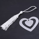 Wedding Favors Double Hearts Bookmark Party Favors Stainless Steel with Tas P7R9