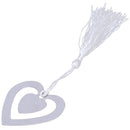 Wedding Favors Double Hearts Bookmark Party Favors Stainless Steel with Tas P7R9