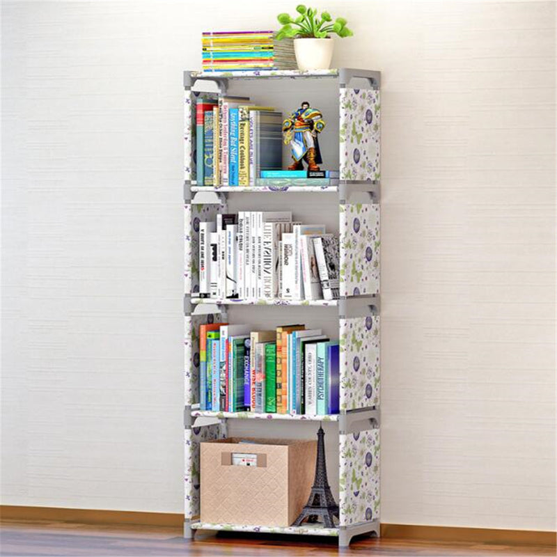 Bookshelf Function Shelving Unit Storage Rack Combined Decor Bookcase Home Books
