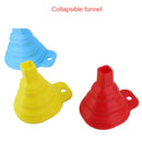 Random delivery of color Silicone folding small funnel