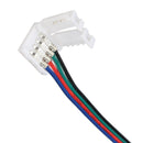 LEORY 10Pcs/Lot 4Pin 10MM RGB Led Connector Wire Female Connector Cable For 3528/5050 SMD Non-Waterproof RGB Led Strip Light