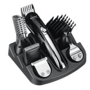 KEMEI 6 in1 Multi-functional Beard Trimmer Set Rechargeable Hair Cut Clipper Kit Ear Nose Shaver