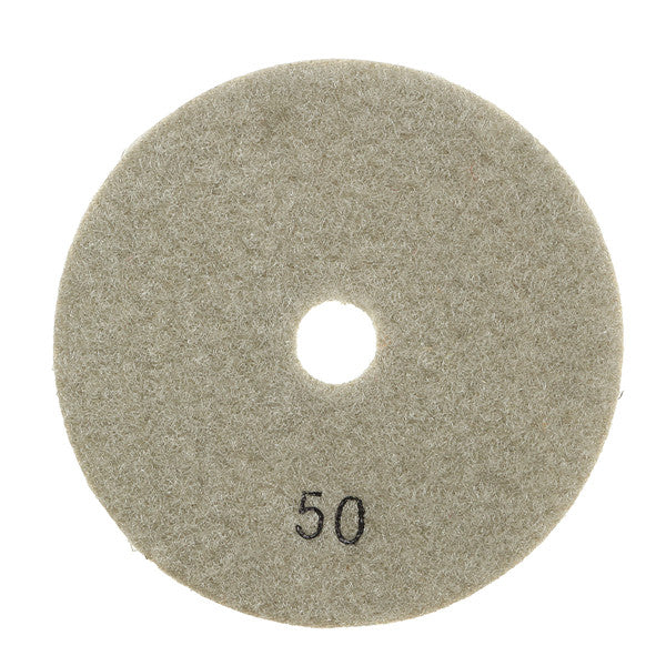 8pcs 4 Inch Polishing Pads Set 50-3000 Grit 100mm Dry Diamond Polishing Pads With Backer