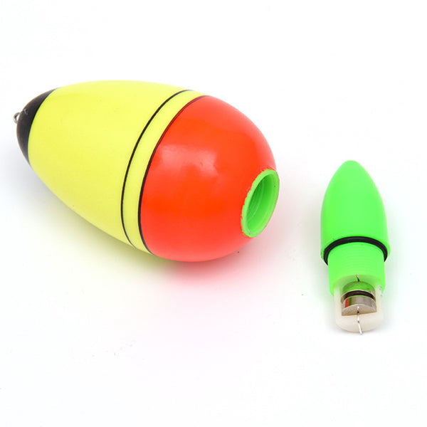 ZANLURE Night Lighting Fishing Float EVA Electronic Light with 2 Button Cells Pesca Tackle Tools