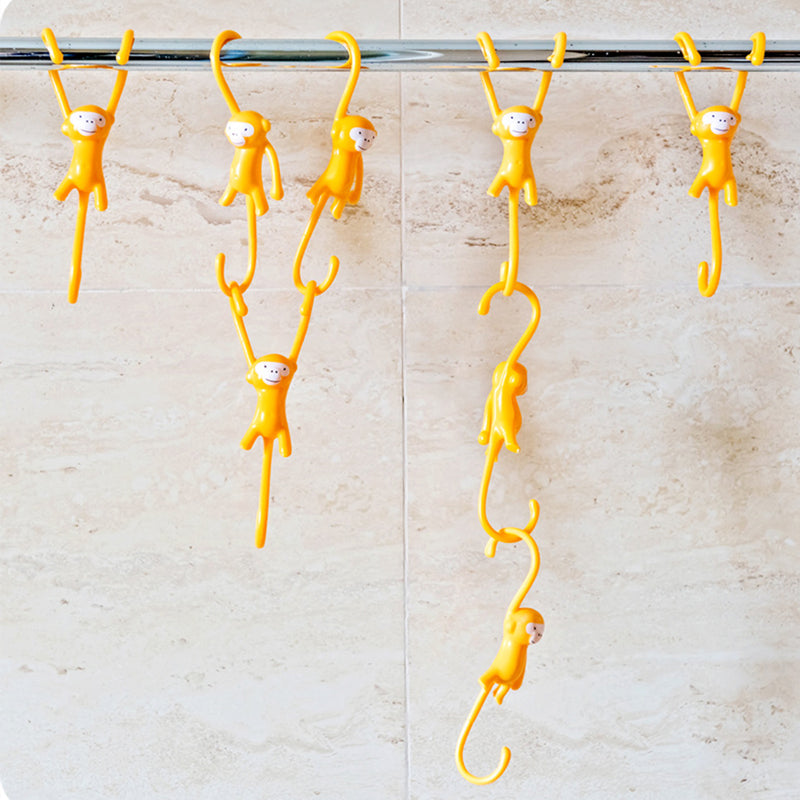 1Pcs Monkey Hand Hanging Hook Holder Kitchen Bathroom Tie Towel Hanger Wall Rack