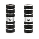 2 x BMX Mountain Bike Bicycle Axle Pedal Alloy Foot Stunt Pegs Cylinder Bla R7D9